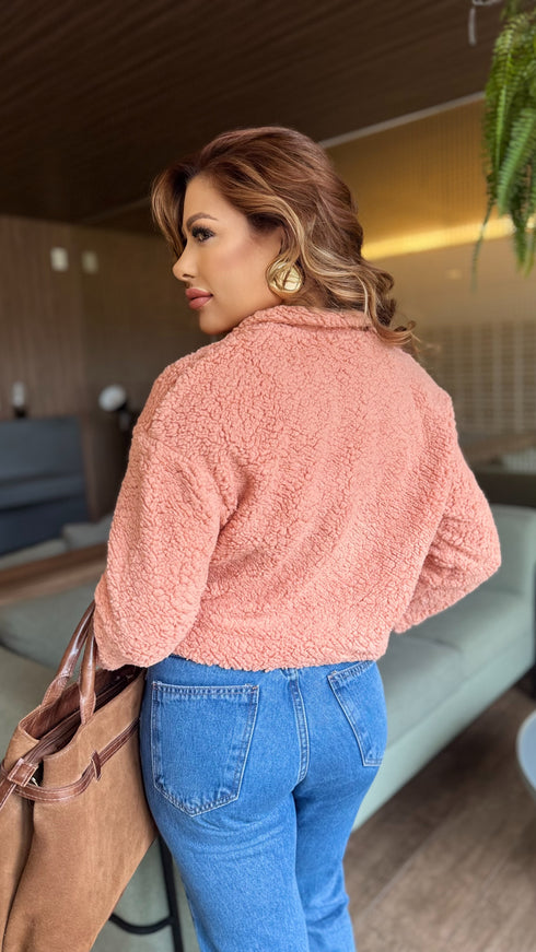 Casaco de pelúcia Algodão doce