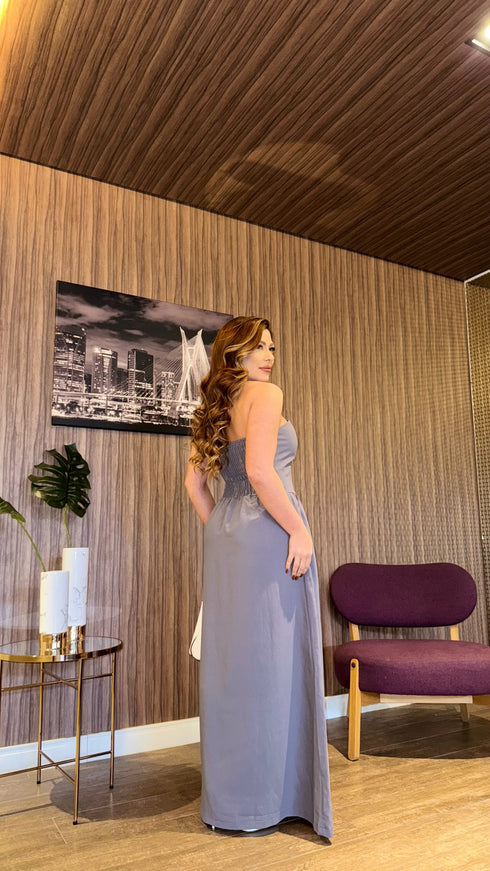 Vestido em alfaiataria Ana