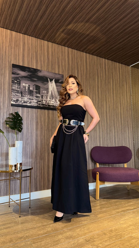 Vestido em alfaiataria Ana