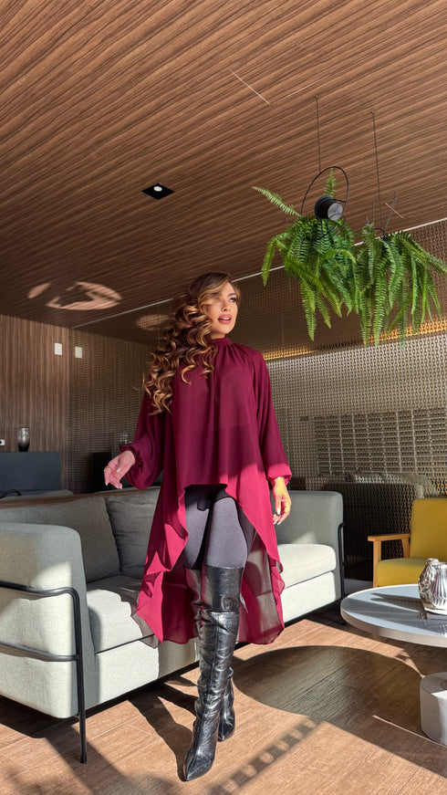 Blusa assimétrica ELEGANCE