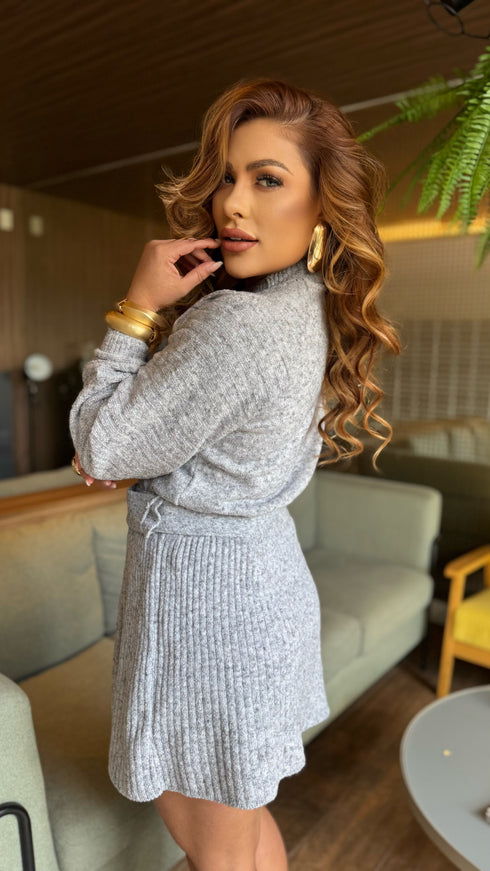 Conjunto de Tricot Peônia