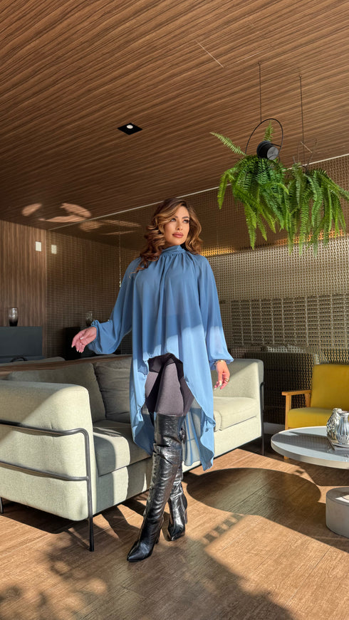Blusa assimétrica ELEGANCE