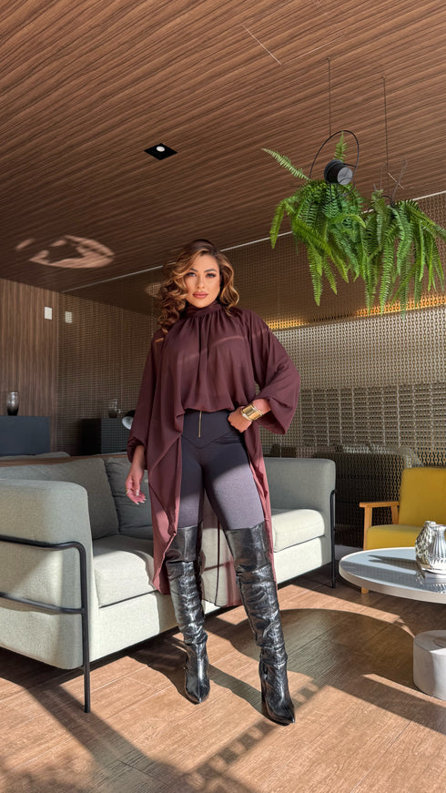 Blusa assimétrica ELEGANCE